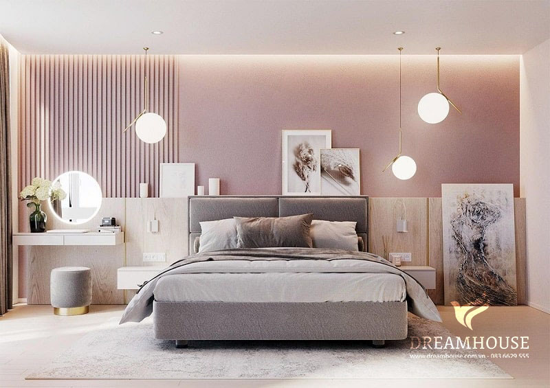 Không kê giường đối diện trực tiếp với cửa ra vào