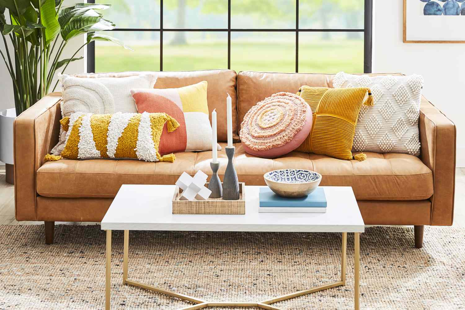 Tư vấn phối màu gối sofa đẹp