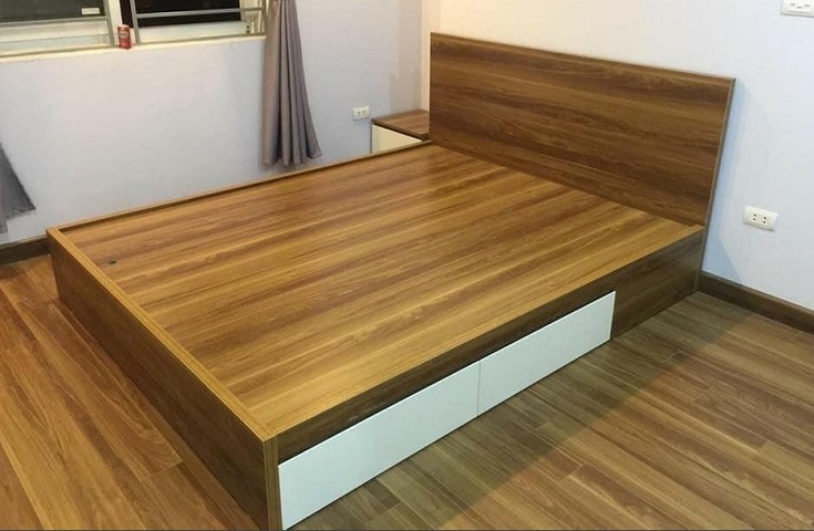 Vạt giường gỗ tấm phản MDF