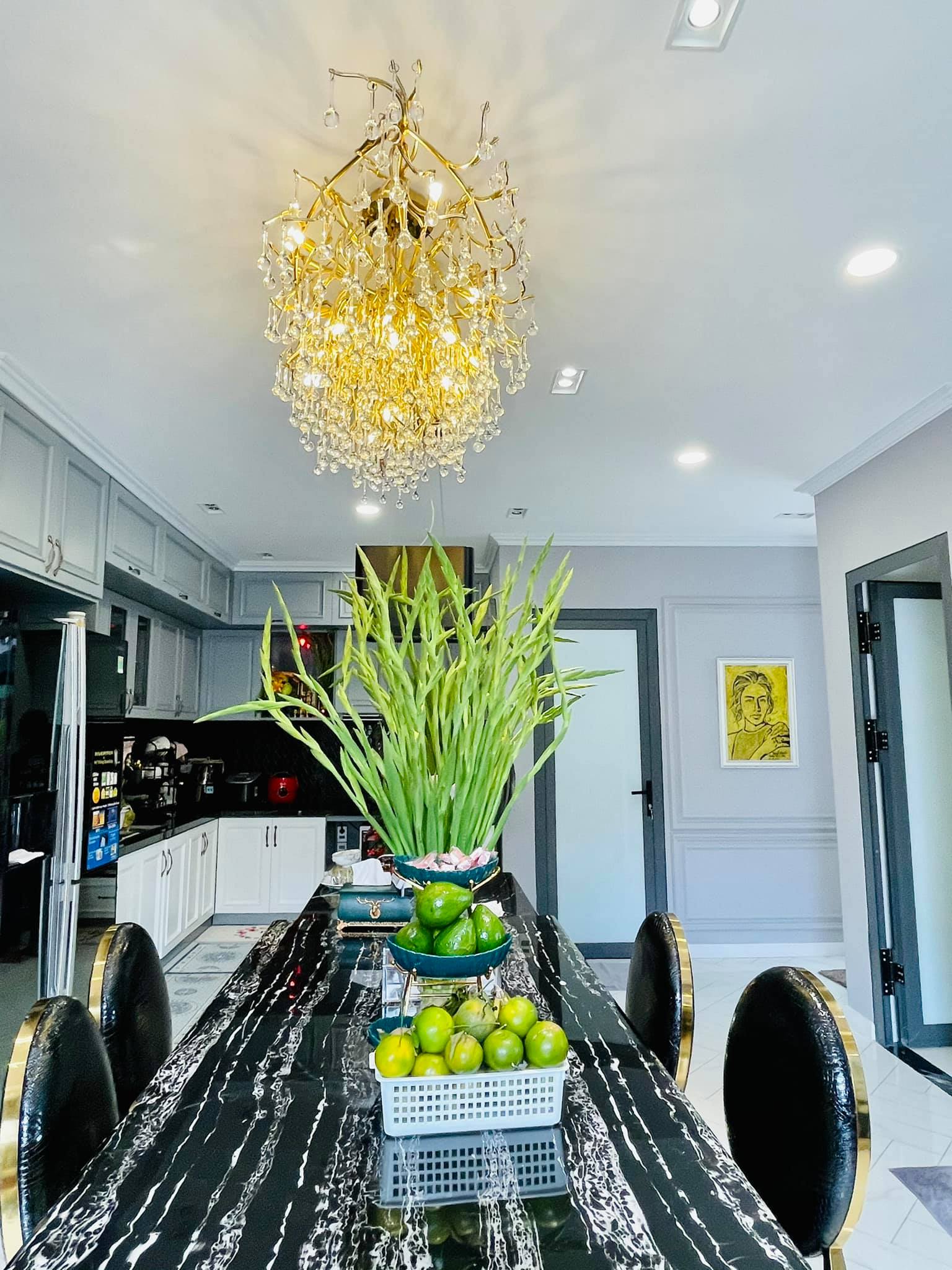 Cận cảnh biệt thự nhà vườn rộng 220m2, có hồ cá Koi