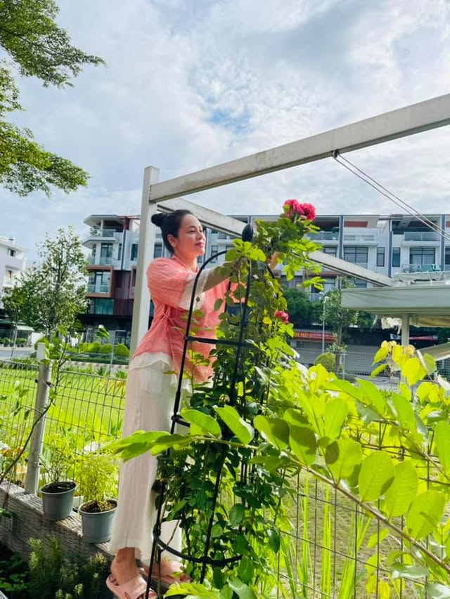 Cận cảnh biệt thự nhà vườn rộng 220m2, có hồ cá Koi