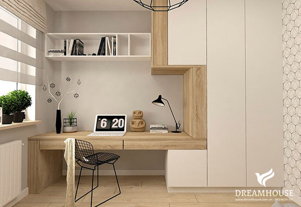 Thiết kế phòng làm việc tại nhà đơn giản
