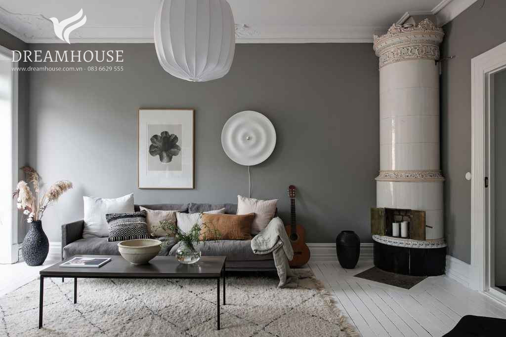 Chọn màu sofa cần chú ý đến không gian của phòng khách