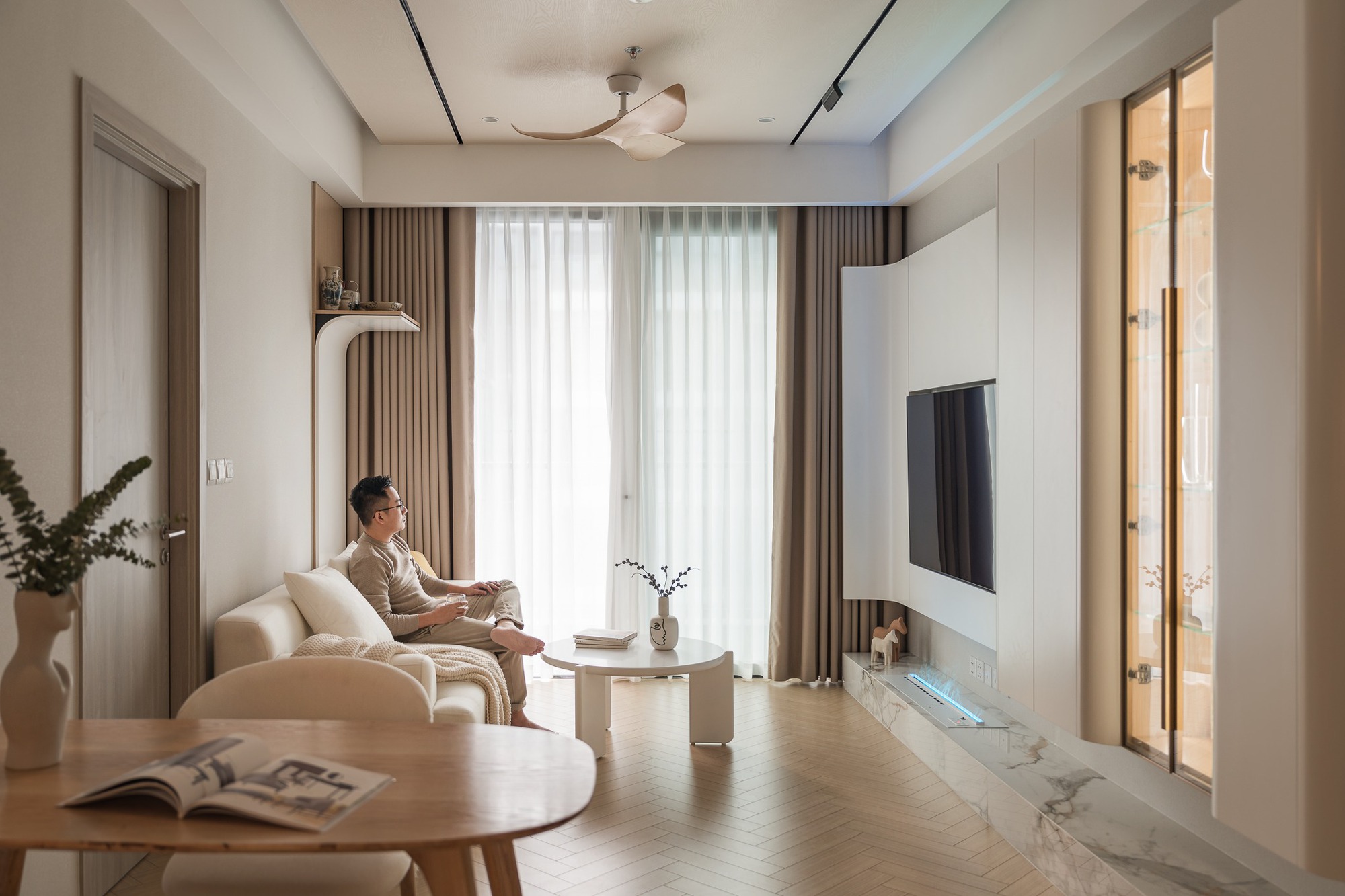 Căn hộ của giám đốc công ty thiết kế: Tối giản, đáp ứng tối đa công năng, chi phí hoàn thiện chỉ 250 triệu đồng- Ảnh 6. Căn hộ của giám đốc công ty thiết kế: Tối giản, đáp ứng tối đa công năng, chi phí hoàn thiện chỉ 250 triệu đồng- Ảnh 6.