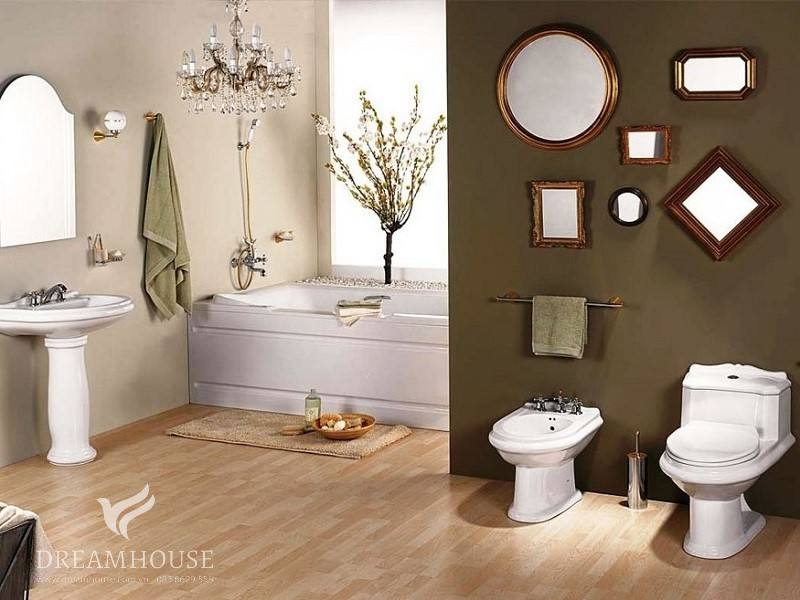 Phòng tắm hợp phong thủy cho người mệnh Mộc