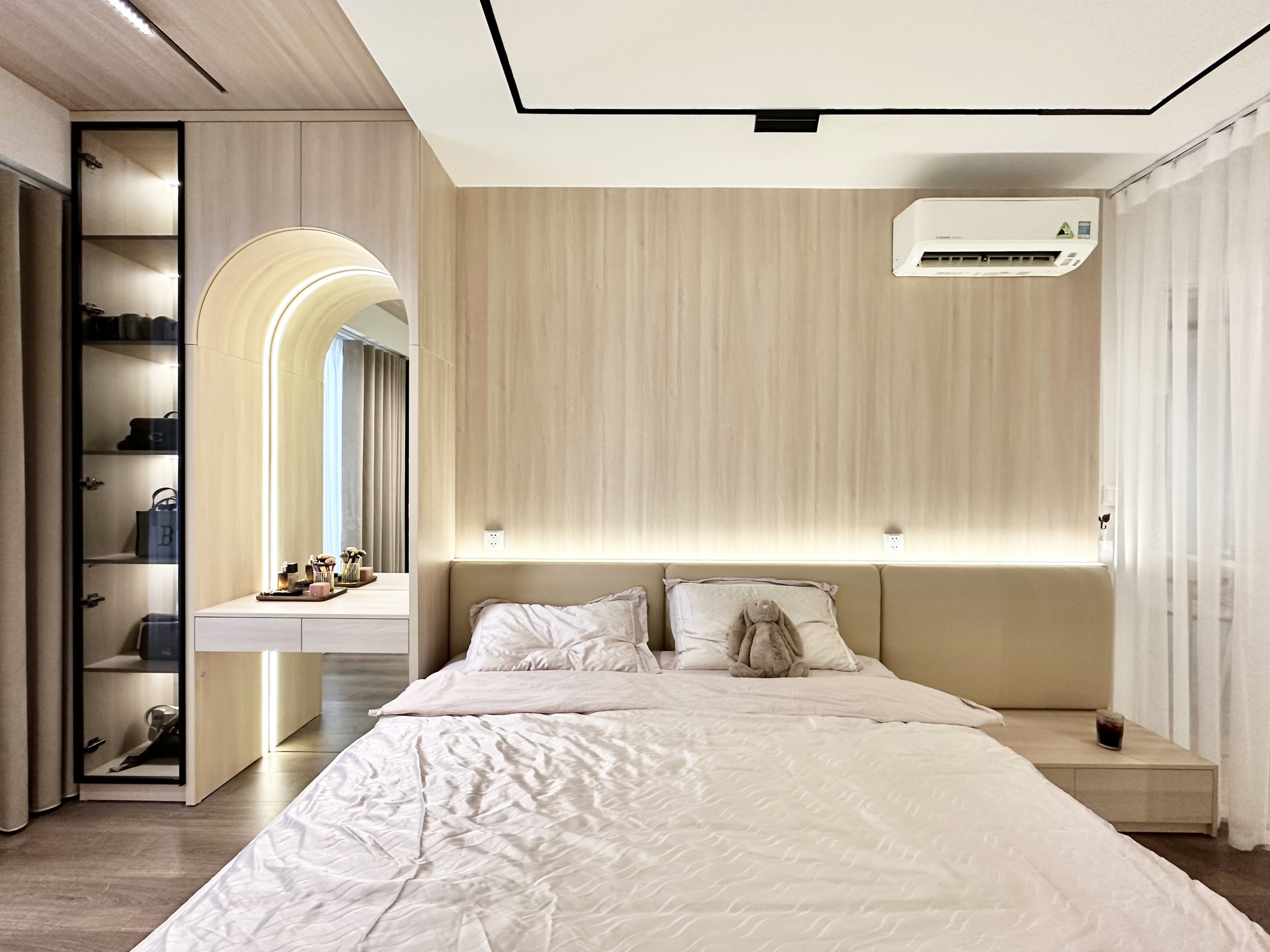 Căn hộ 80m² của vợ chồng trẻ ở Hà Nội: Gọn gàng, hiện đại và "chanh sả" chẳng kém homestay cao cấp, hoàn thiện chỉ 289 triệu đồng- Ảnh 6.